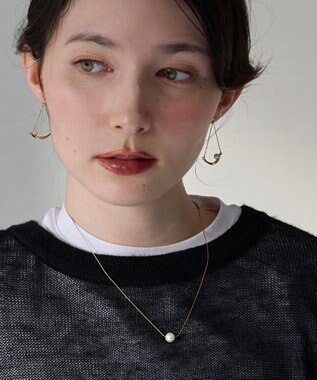 Phoebe 【金属アレルギー対応】ワントップパールネックレス　ゴールド/サージカルステンレス ゴールド