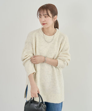 Green Parks ｆｕｗａっと　畦チュニック Off White