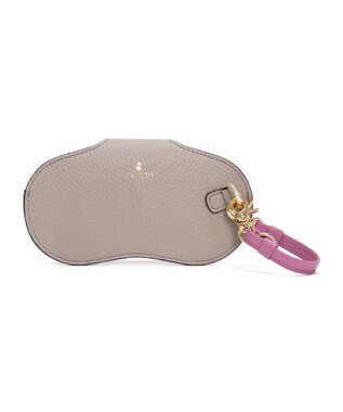PELLE BORSA ストラップ付きめがねケース Reinette Goods レネットグッズ4776 モーブグレージュ