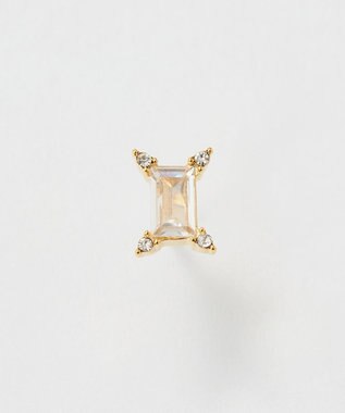 Phoebe 【金属アレルギー対応】クラシックバケットビジューセラミックピアス/ニッケルフリー（片耳）