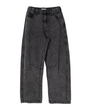 WEGO 【キッズITEM】イージーバレルレッグデニムパンツ（JUNIOR） デニムブラックソノタ