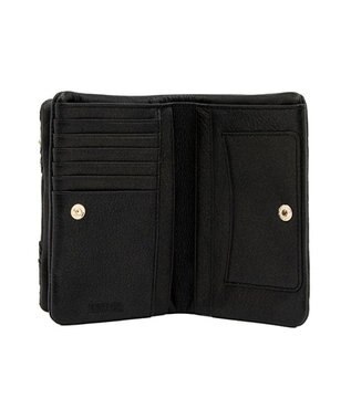 ANNA SUI ピーコック 二つ折り口金財布 クロ