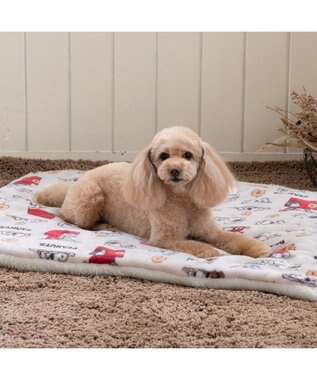 PET PARADISE スヌーピー  うたたね柄 角型マット 小型犬 80×60cm うたたね柄