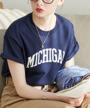 WEGO 【ANGIE VINTAGE】カレッジロゴプリントTee