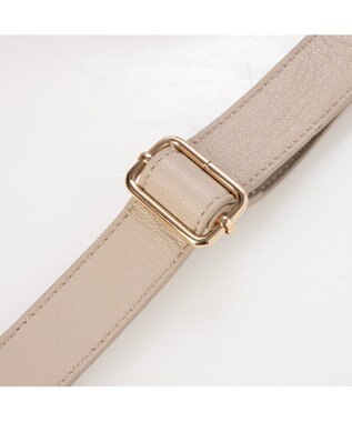 UNBILLION アトランタ ATLANTA / やぎ革軽量ハーフムーンショルダー ベージュ