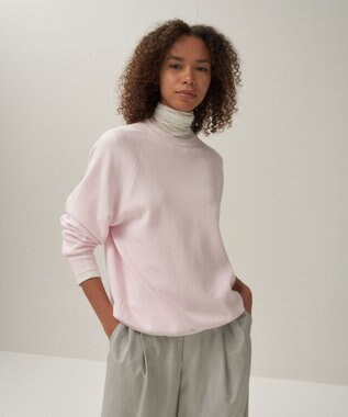 ATON 50/3 ORGANIC SMOOTH | クルーネックセーター BLACK