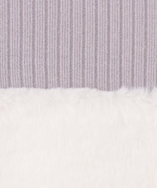 組曲 KIDS 【110-140㎝】ファー トレーナー ライトグレー系