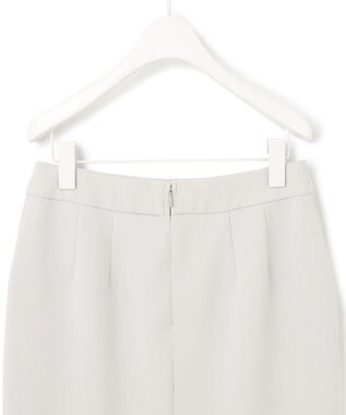 ICB L 【洗える】 ダブルクロスクレープ スカート トープ系