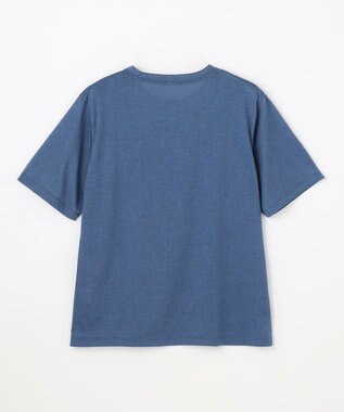 ANY シアーネップロゴＴシャツ ブルー