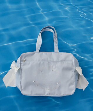 Maison de FLEUR シーシェルプリントキャリーオンバッグ