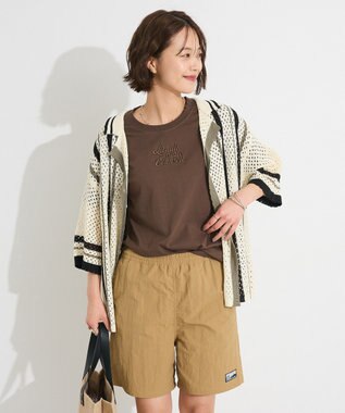 CRAFT STANDARD BOUTIQUE クロシェバイカラーニットプルオーバー Ivory