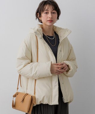 23区 【先行予約/WEB&一部店舗限定】ステッチレス フーデット ダウン