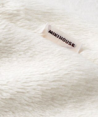 MIKI HOUSE HOT BISCUITS 【ミキハウス】【50-70cm】 マイクロファー ツーウェイオール 白×黄