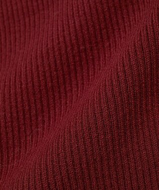 YECCA VECCA バルーンヘムドッキングニット Red