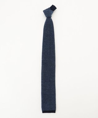 J.PRESS MEN 【J.PRESS KNIT TIE COLLECTION】無地 ニットネクタイ ネイビー系