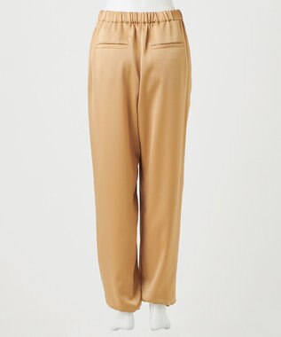 23区 【R(アール)】トリアセサテン ドロストパンツ ゴールド系