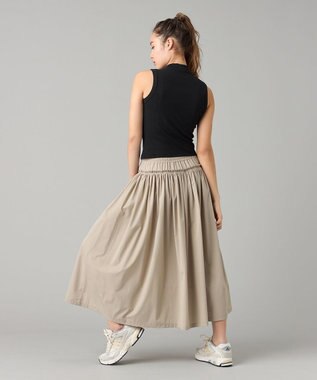 Chacott Chacott BALANCE UVケアタフタギャザースカート グレージュ