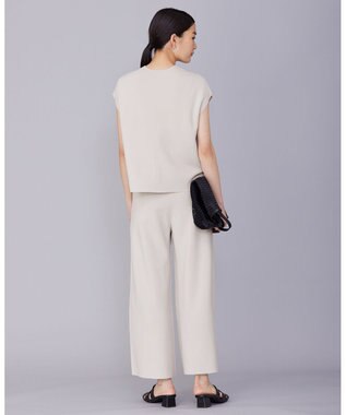 ICB 【洗える】ハイゲージスムース スリーブレスプルオーバー トープ系