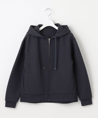 J.PRESS LADIES S ダンボールジャージー パーカー ネイビー系