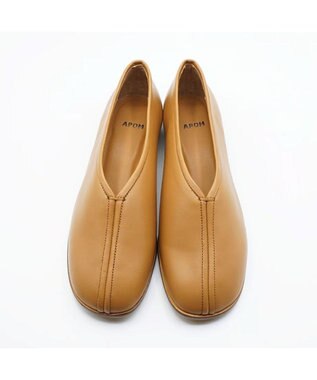 APOM 313-オブリークトゥバイプドスリップオン15 キャメル