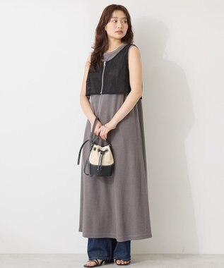 AMERICAN HOLIC 【WEB限定】2点セットカットワンピース Charcoal Gray