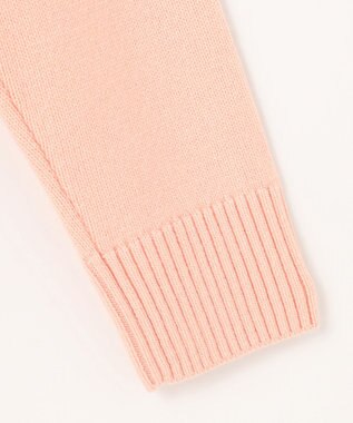 自由区 【洗える】ウールカシミヤブレンドケーブル ニット ピンク