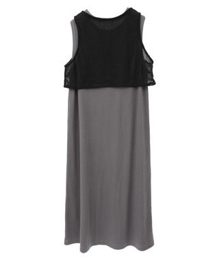 AMERICAN HOLIC 【WEB限定】2点セットカットワンピース Charcoal Gray