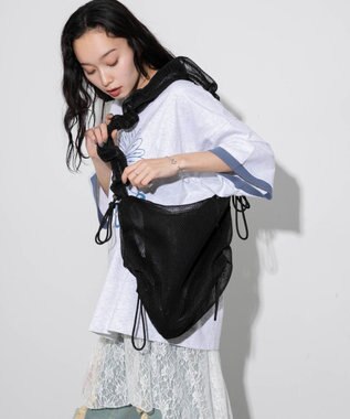 WEGO ドロストギャザーショルダー 柄2