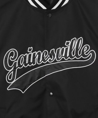 WEGO 【ユニセックス着用ITEM/MLサイズ展開】ワッペンロゴスタジャン ブラック