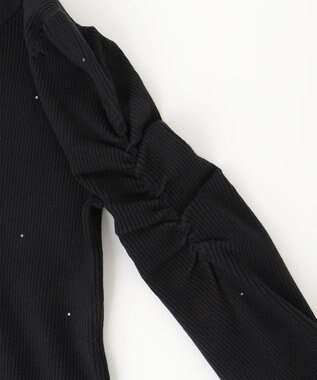 ANY SIS 【洗える】ビジュー プルオーバー ブラック