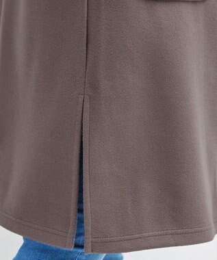 Tiaclasse 【2WAY】さらっと羽織れるFOXファーコート モカ