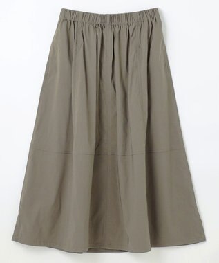 ANY 【ウエストゴム/2WAY】ドロストスカート カーキ