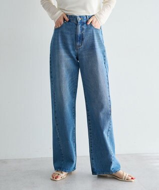 YECCA VECCA ORGABITS切替ストレートデニム