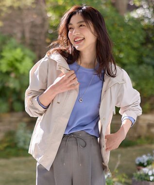 ANY 【撥水/UVカット/手洗い可】ラク映え撥水マウンパ エクリュ