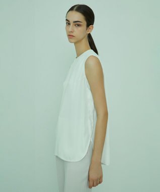 BEIGE， DANDELION / ノースリーブブラウス Ecru