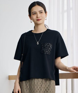 自由区 S スパングルポケットＴシャツ