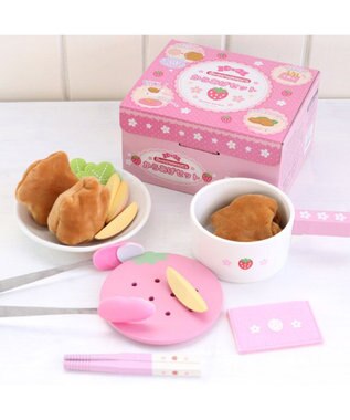 Mother garden マザーガーデン  野いちご ままごと  唐揚げセット ピンク（淡）