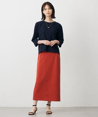 J.PRESS LADIES ダブルパール ネックレス シルバー系