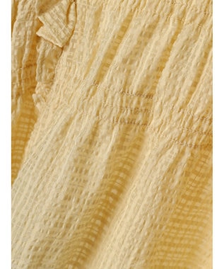 Green Parks ・ＥＬＥＮＣＡＲＥ　ＤＵＥ　シャドーチェックブラウス Yellow