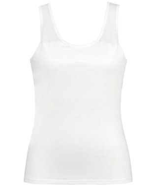 Wing ジュニア 胸あて付きタンクトップ Wing Teen 綿混素材(身生地部) 成長する胸にフィット 【STEP1～2】 RL6918 ウイング／ワコール ホワイト