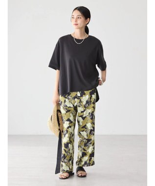 AMERICAN HOLIC イージーケア＋接触冷感プリントリラックスパンツ Light Khaki