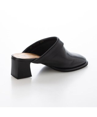 MODE ET JACOMO <D'ICI>クラシカルチャンキーヒールミュール ブラック