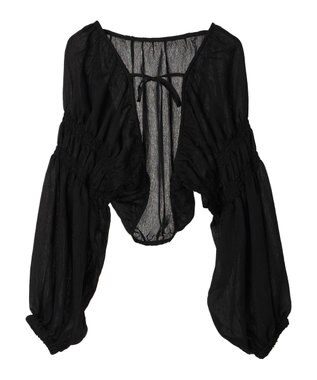 earth music&ecology シアーボレロ Black