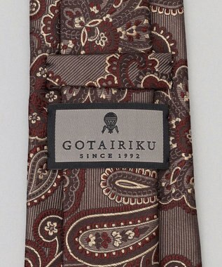 GOTAIRIKU GOTAIRIKU別注【MANTERO/マンテロ】ネクタイ_ペイズリー柄 ダークブラウン系8