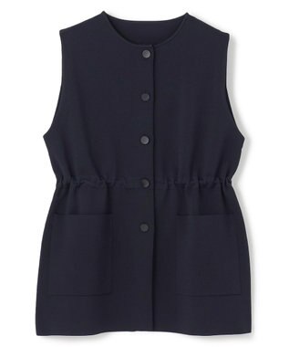 UNFILO フォルムニットジレ ネイビー