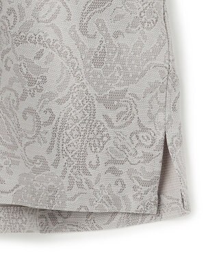 JOSEPH HOMME 【新柄】ヨシタレース　レギュラーカラー半袖シャツ ライトグレー系