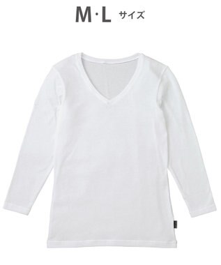 WACOAL MEN 綿混インナー Vネック ８分袖 しっかりあたたかい 保温性 肌側起毛 ストレッチ素材 逆三シルエット設計 メンズ GL5021 /ブロス