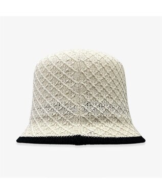 林八百吉商店 un chapeau  バイカラーサーモハット ホワイト