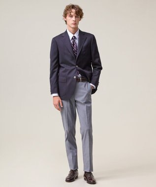 J.PRESS MEN 【定番】クリアサージ 3Bブレザー / 銀釦 / 総裏 / Authentic-Fit ネイビー系