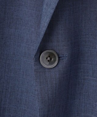 GOTAIRIKU 新クオリティ/KINGサイズ追加【洗える/シワになりにくい】タイワンタフタ  擬麻ジャケット ネイビー系